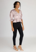 Load image into Gallery viewer, Satin Ruffle Top