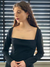 Load image into Gallery viewer, Fitted Square Neck LBD